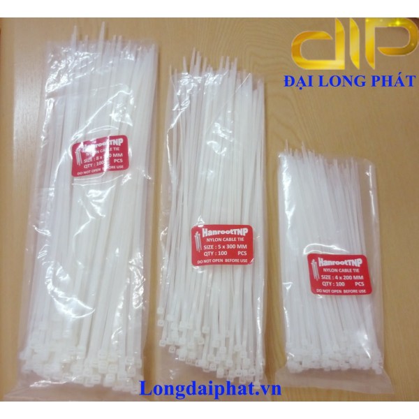 Dây rút nhựa 4x200 (20cm), dây rút nhựa 20cm
