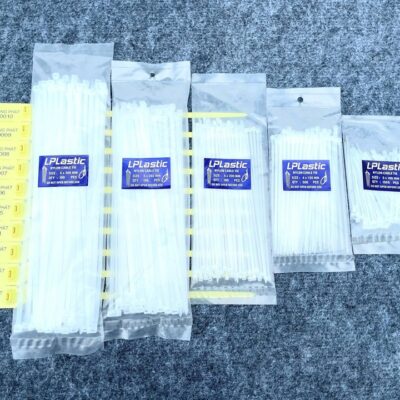 Dây rút nhựa 30cm màu trắng chất lượng cao Đại Long Phát dùng trong công nghiệp và xây dựng